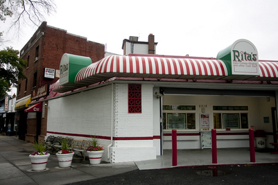 Rita's Italian Ice on Rhode Island.